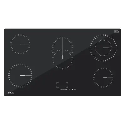 Drija Estufa empotrable electrica de 90cm 5 quemadores control tactil berlin