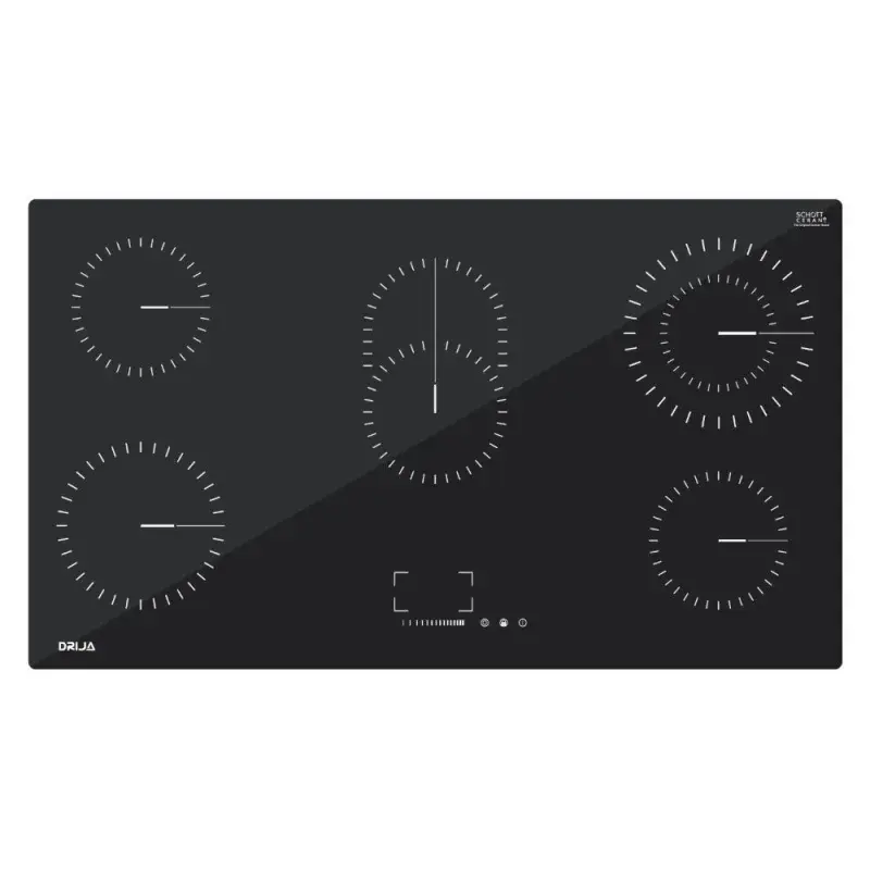 Drija Estufa empotrable electrica de 90cm 5 quemadores control tactil berlin