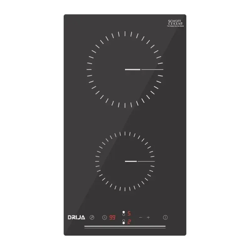 Drija Estufa empotrable electrica de 28.8cm 2 quemadores control tactil berlin