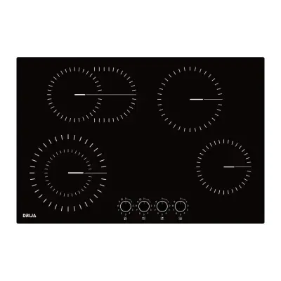Drija Estufa empotrable electrica de 76cm 4 quemadores bari