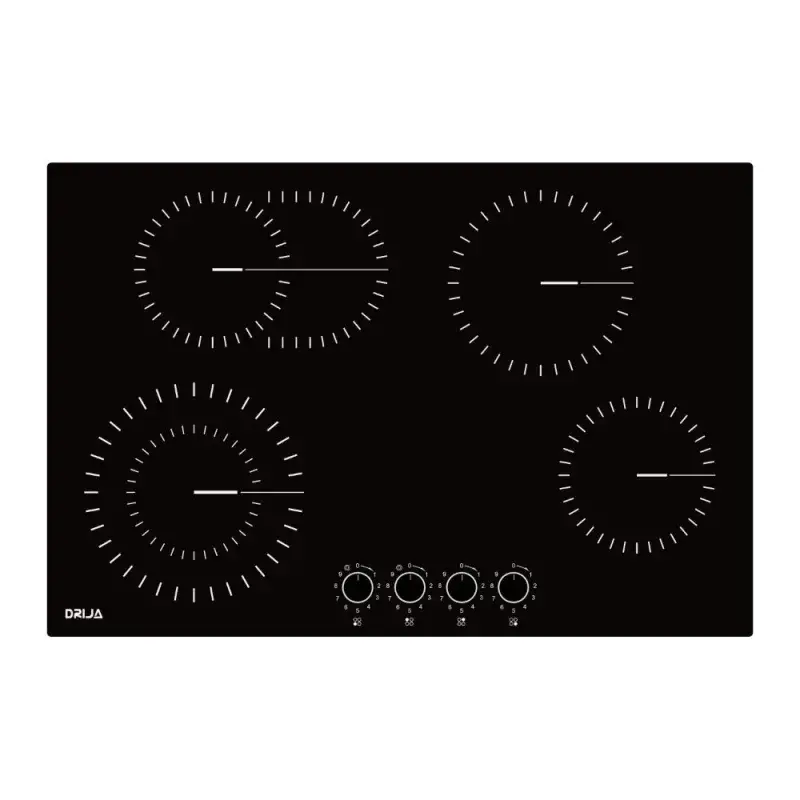 Drija Estufa empotrable electrica de 76cm 4 quemadores bari