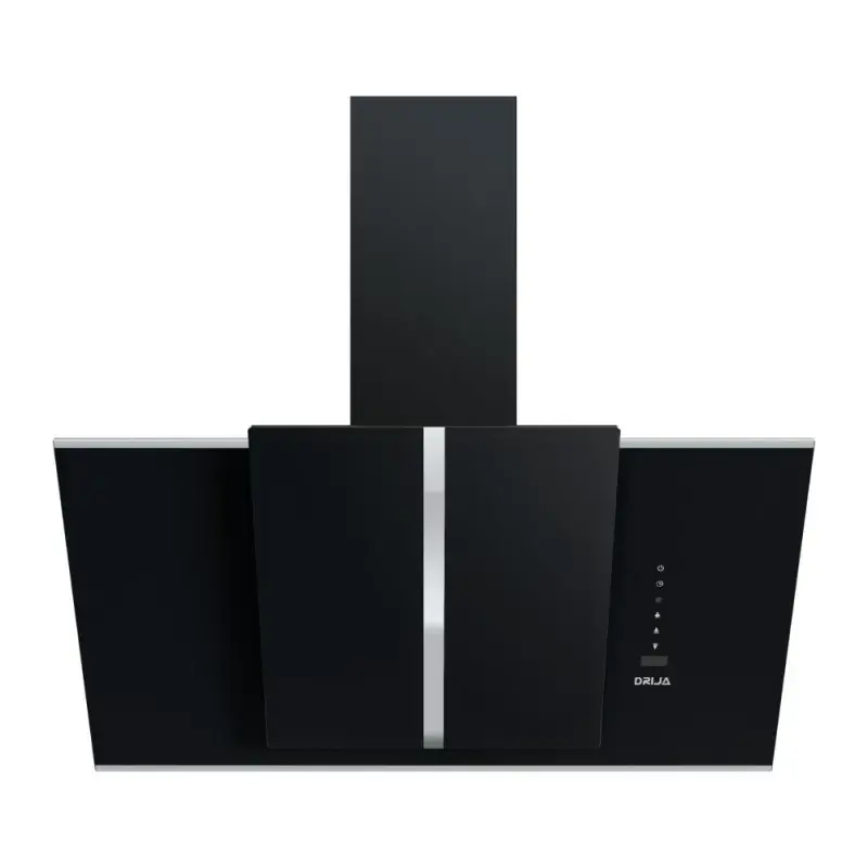 Drija Extractor de grasa tipo campana de 75.8cm acabado negro triangolo
