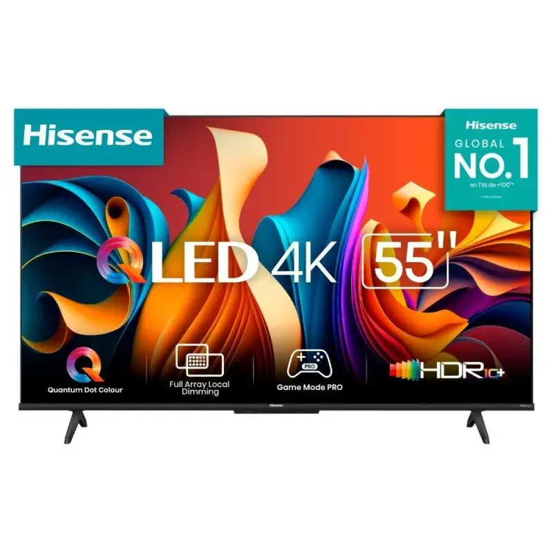 Hisense Smart tv de 55" qled uhd 4k google tv q6n