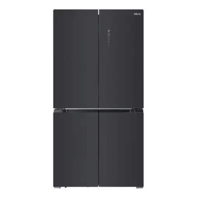 Drija Refrigerador french door de 4 puertas 19cuft inverter diseño espejo negro