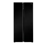 Drija Refrigerador side by side de 18cuft diseño negro espejo inverter