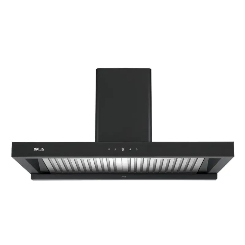 Drija Extractor de grasa de pared de 90cm color negro