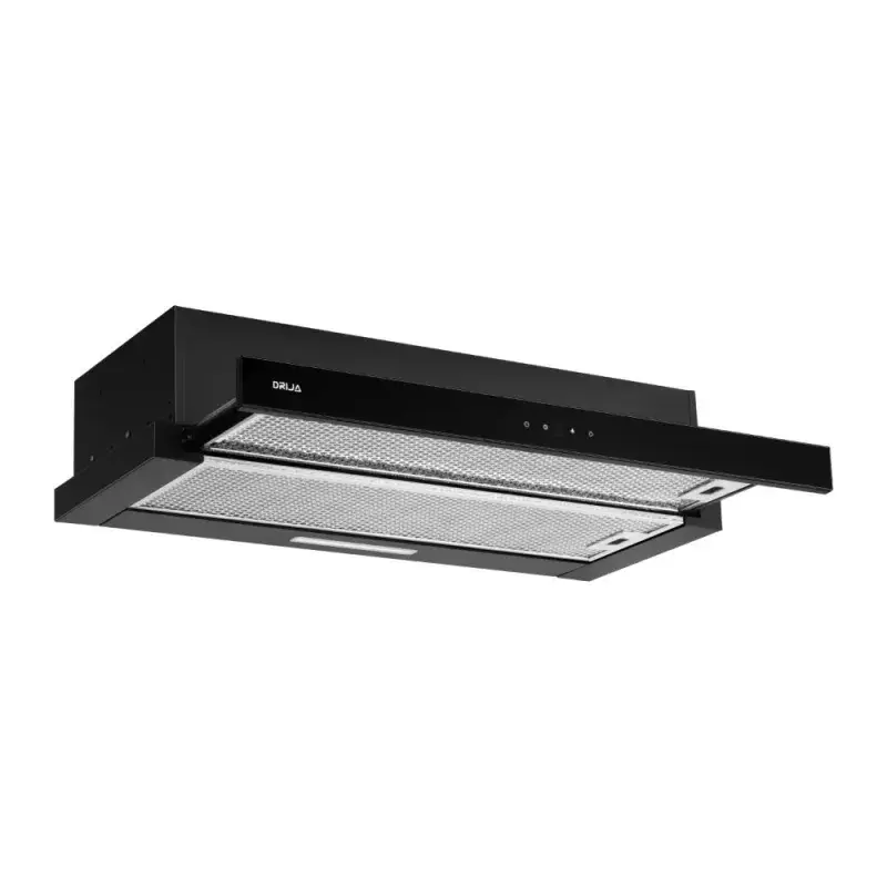 Drija Extractor de grasa empotrable de 90cm color negro