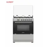 Sankey Estufa a gas de 30" 6 quemadores color gris berta