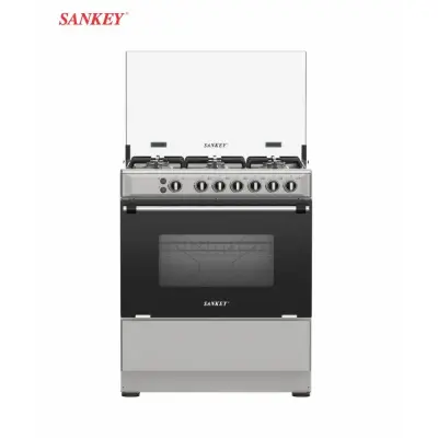 Sankey Estufa a gas de 30" 6 quemadores color gris berta