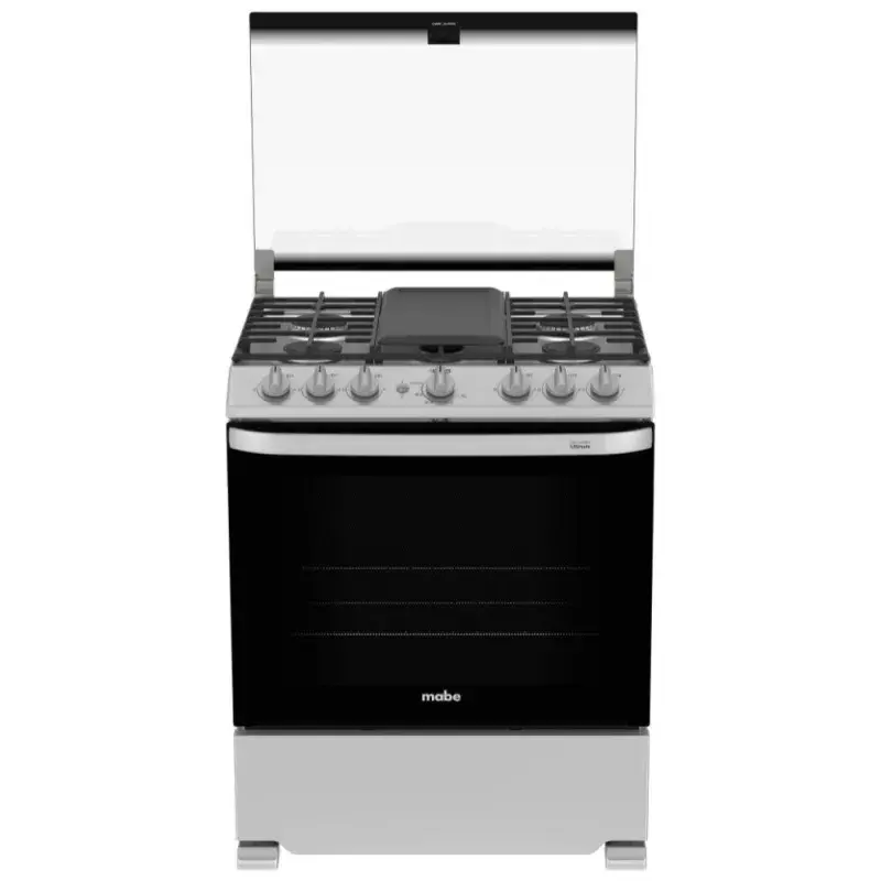 Mabe Estufa de 30" a gas 6 quemadores color plata emh7602
