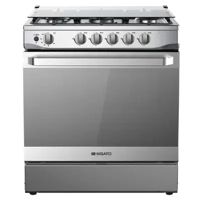 Nisato Estufa a gas de 30" 5 quemadores con air fry nep7764