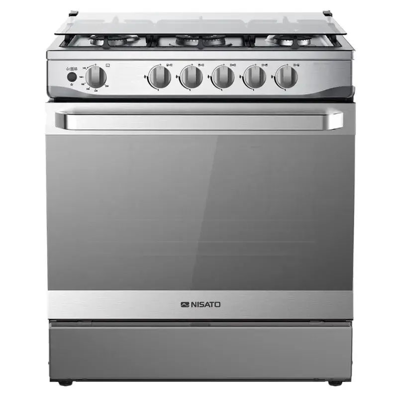 Nisato Estufa a gas de 30" 5 quemadores con air fry nep7764