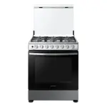 Samsung Estufa a gas 6 quemadores con tapa de vidrio nx52t5511ls