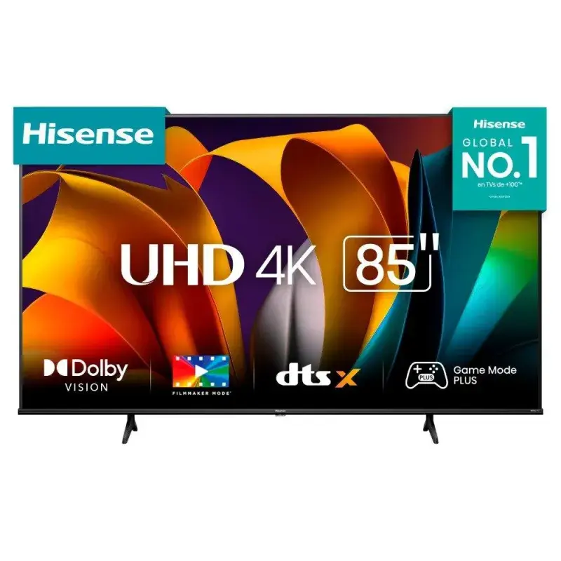 Hisense Smart tv de 85" uhd 4k google tv a6n