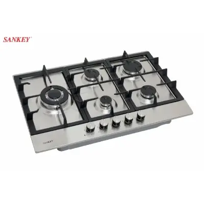Sankey Estufa empotrable de 30" a gas 5 quemadores gsh791