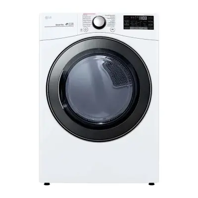Lg Secadora carga frontal con sensor de secado sensor dry y conectividad thinq 22 kg - blanco