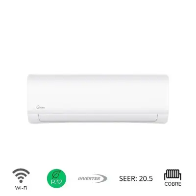 Midea Aire acondicionado split inverter de 22000btu alta eficiencia 24cfn8ce