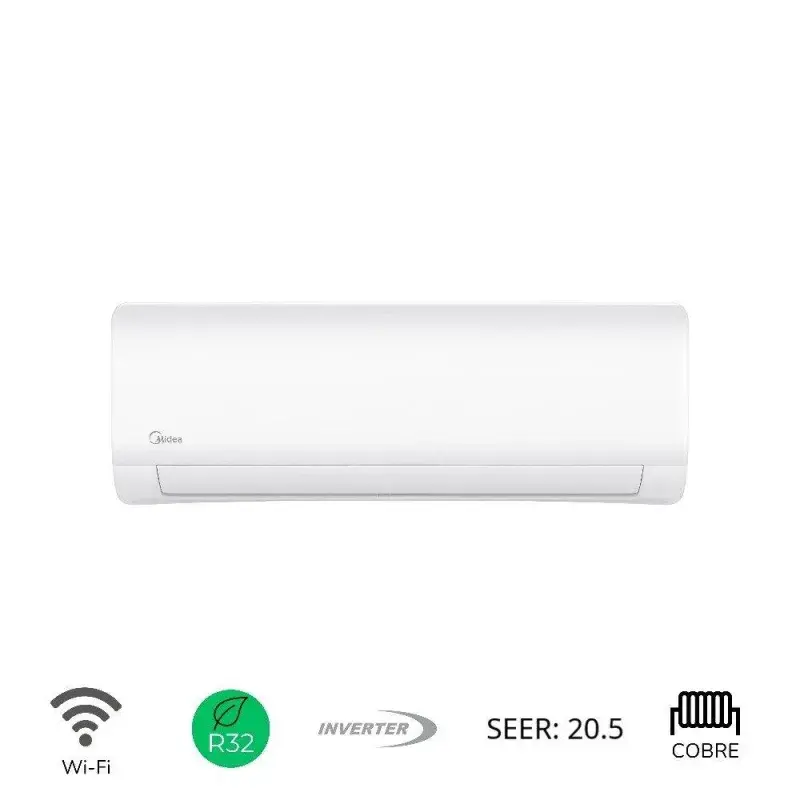 Midea Aire acondicionado split inverter de 22000btu alta eficiencia 24cfn8ce