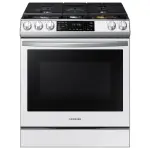 Samsung Estufa a gas bespoke de 30" 5 quemadores true convection nx60bb851512