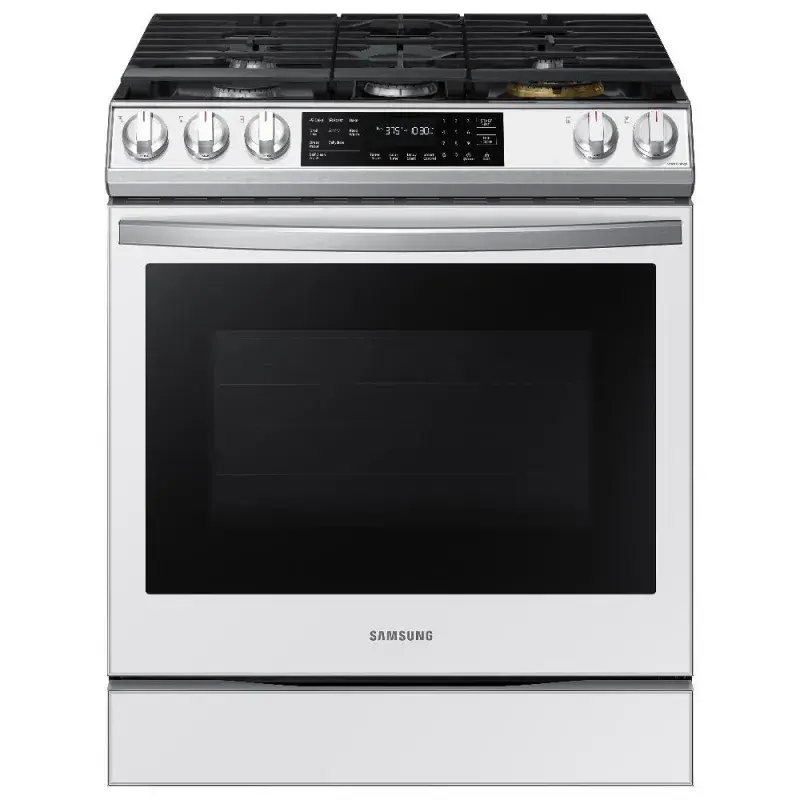 Samsung Estufa a gas bespoke de 30" 5 quemadores true convection nx60bb851512