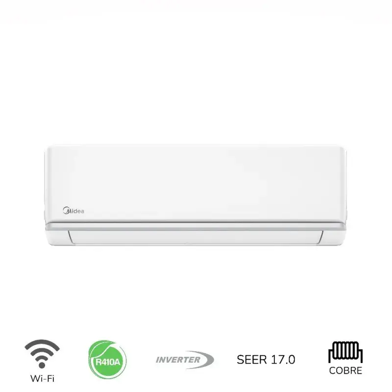 Midea Aire acondicionado de 17000btu inverter 18cdn1da