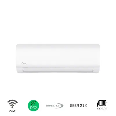 Midea Aire acondicionado split inverter de 12000btu alta eficiencia 12cfn8ce
