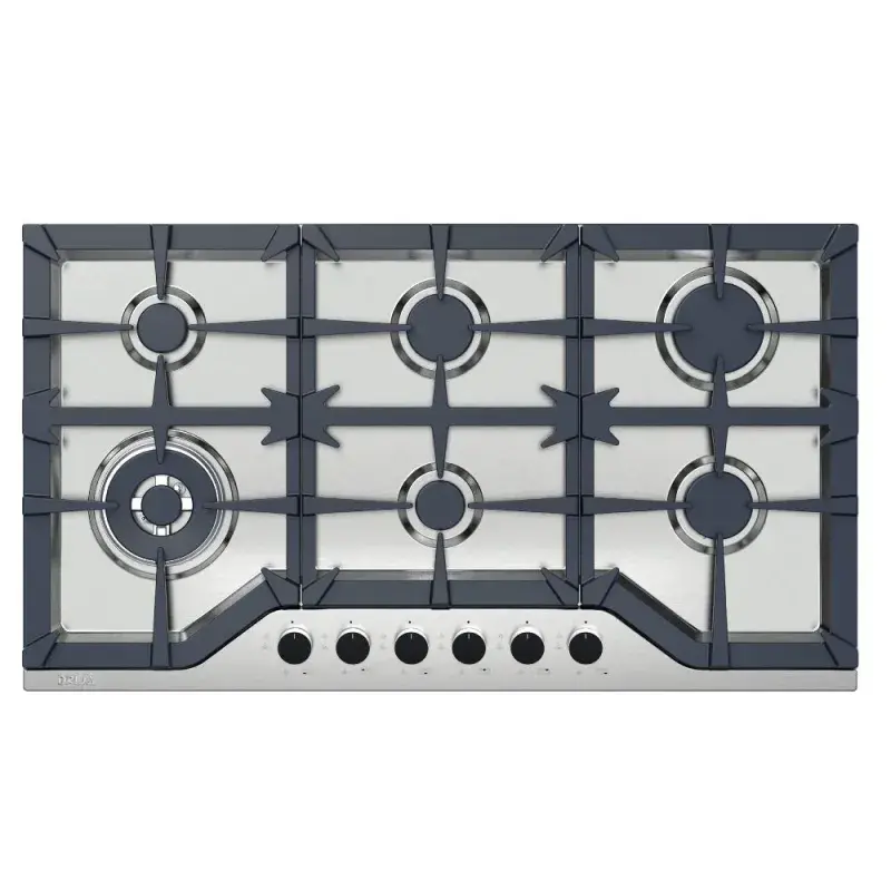 Drija Estufa a gas 6 quemadores 91cm milan 91