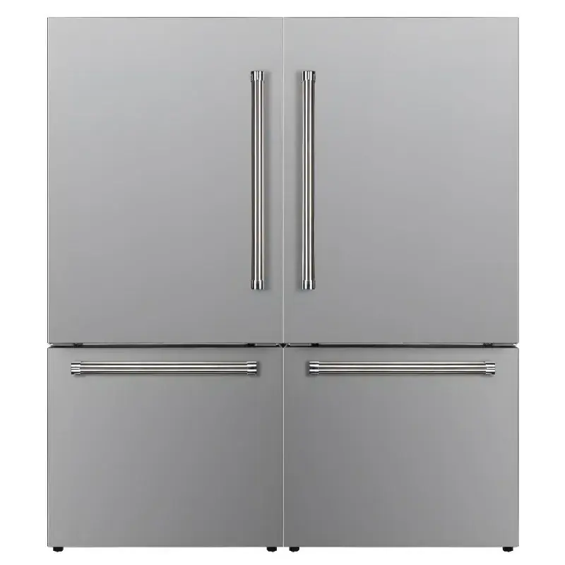 Drija Refrigerador gemelas de puertas francesas de 36cuft