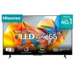 Hisense Smart tv de 55" 4k u6k mini-led uled 4k google tv