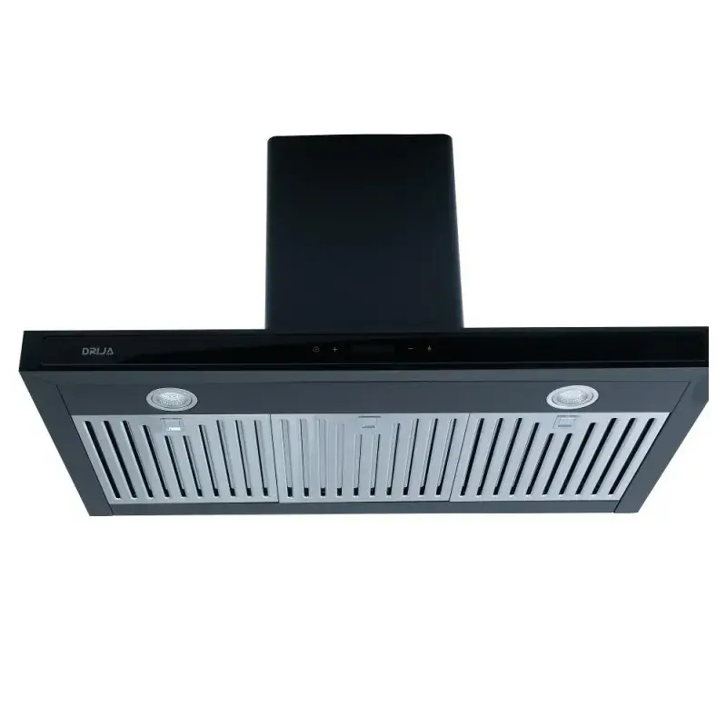 Drija Extractor de grasa 90cm color negro quadrato 90