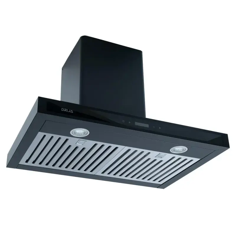 Drija Extractor de grasa 75cm color negro quadrato 76