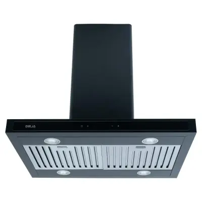Drija Extractor de grasa tipo isla 75cm color negro quadrato 76