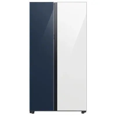 Samsung Refrigerador side by side de 28cuft bespoke con centro de bebidas rs28cb760a7n