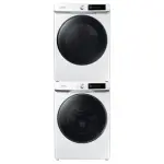 Samsung Combo lavadora y secadora de 22kg a gas color blanco wf22c6400/dv22c6370