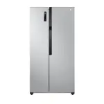 Lg Refrigeradora side by side 18cuft gs51 inverter pantalla led táctil platinum silver