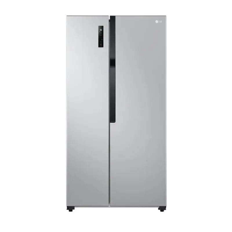 Lg Refrigeradora side by side 18cuft gs51 inverter pantalla led táctil platinum silver