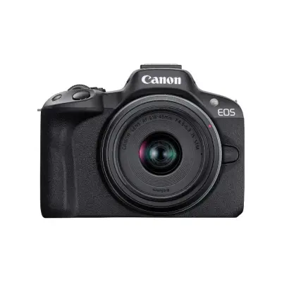 Canon Camara eos r50 mirrorless de 24.2mp + lente rf-s 18-45 f/4.5-6.3 is stm kit