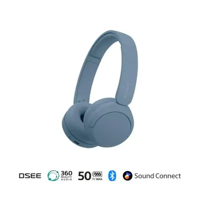 Sony Audifonos inalambricos de diadema color azul whch520