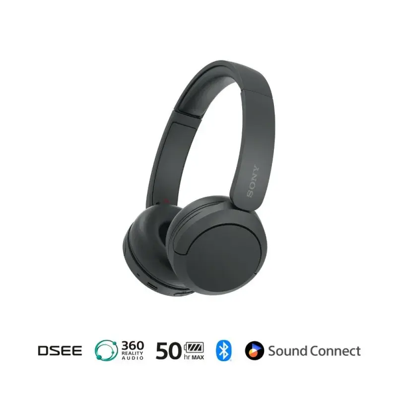 Sony Audifonos inalambricos de diadema color negros whch520
