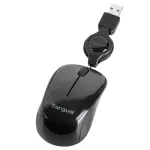 Targus Mouse alambrico optico con cable retractil amu75