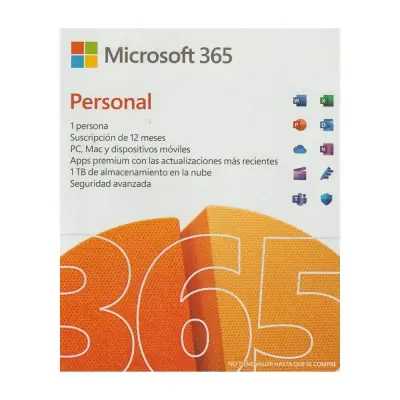 Microsoft Office 365 personal 12 meses 1 dispositivo