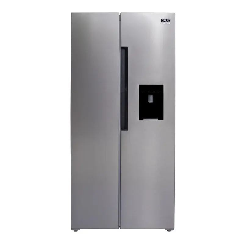 Drija Refrigerador side by side de 15.4cuft con dispensador