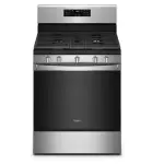 Whirlpool Estufa a gas de 5 quemadores 5-en-1 con freidora de aire en horno wfg535s