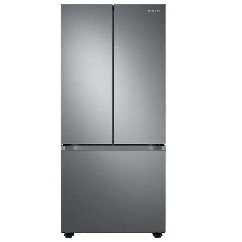 Samsung Refrigeradora de 22.2cuft puerta francesa con diseño de puerta plana rf22a4010