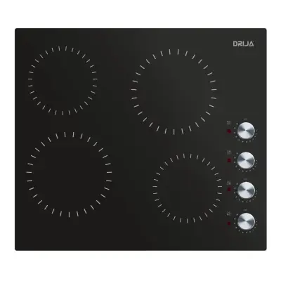Drija Estufa electrica empotrable de 4 quemadores bari 60