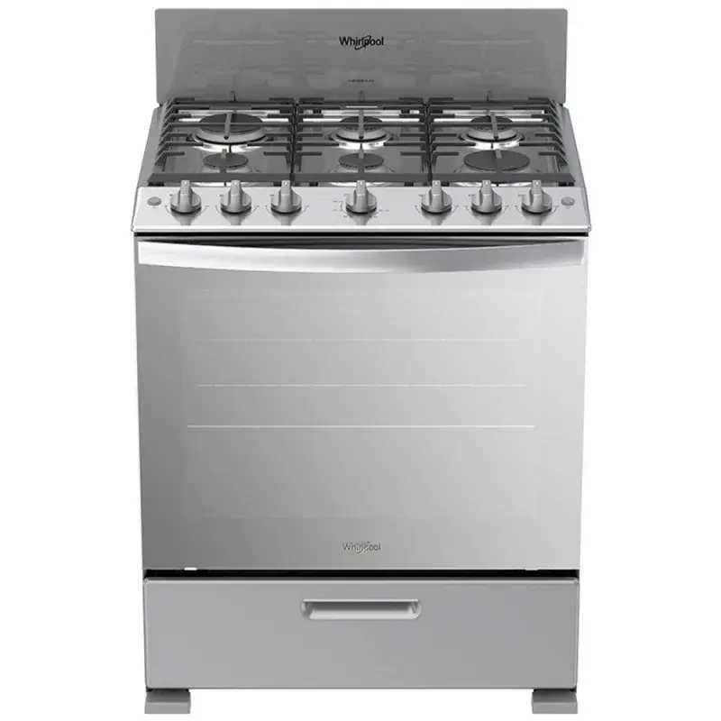 Whirlpool Estufa de 6 quemadores a gas de 30" lwfr3400