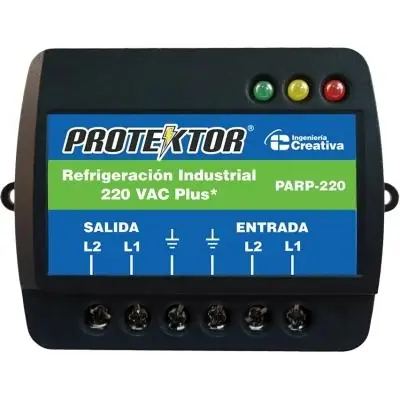 Protektor Protector de voltaje de linea para refrigeracion industrial 220vac plus