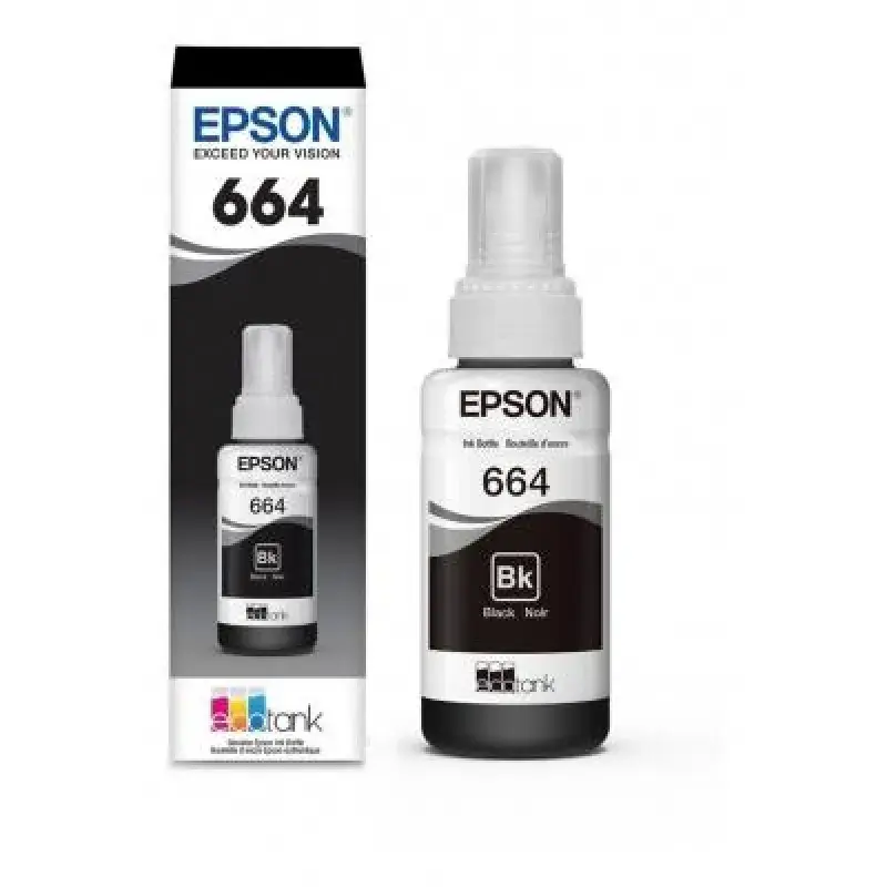 Epson Botella de tinta t664 negra