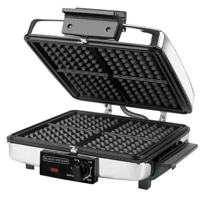Black & decker 3 en 1 waflera parrilla plancha g49td