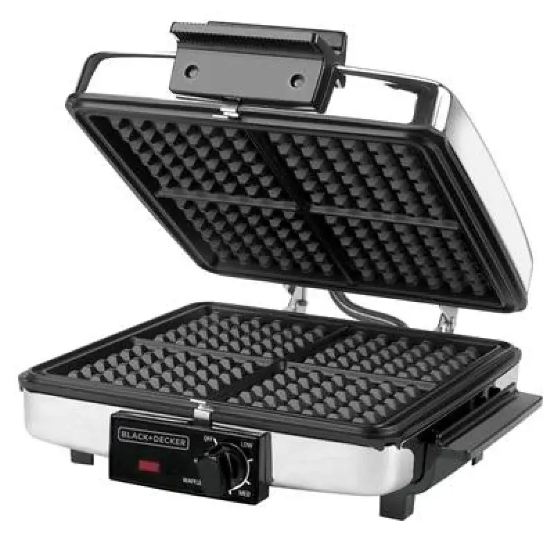 Black & decker 3 en 1 waflera parrilla plancha g49td